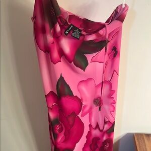 Floral Pink Maxi Dress